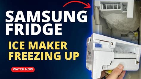 Samsung Ice Maker Freezing Over - Complete Repair - YouTube