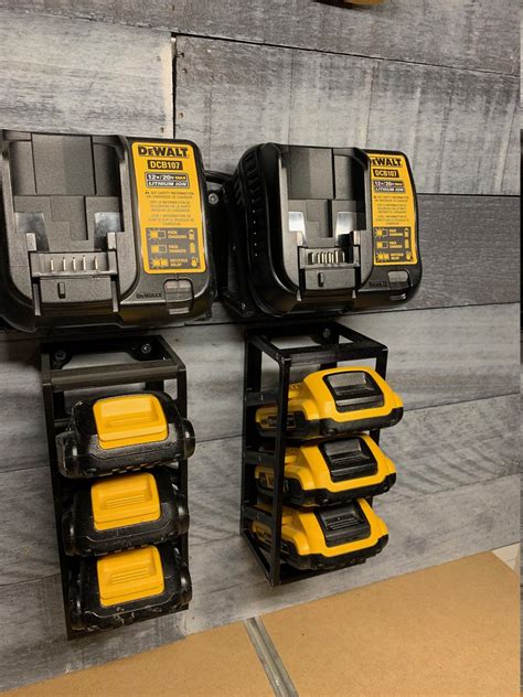 DEWALT 20V Battery Holder in 2021 | Dewalt, Battery storage, Tool storage