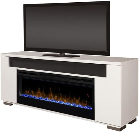 Dimplex® Haley White Media Console Electric Fireplace | Home Goods Furniture