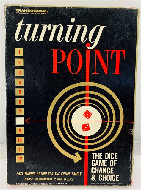 Turning Point Game - 1964 - Transogram - Very Good Condition | Mandi's Attic Toys