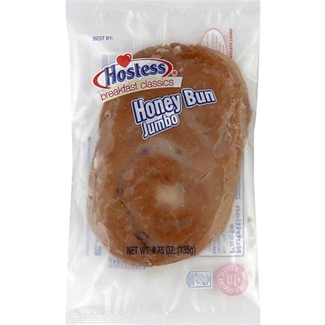 Hostess Breakfast Classics Honey Bun, Jumbo | Donuts, Pies & Snack ...