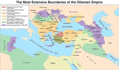 Ottoman Empire Map, History, Facts - Istanbul Travel Blog