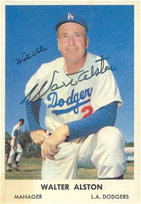 1961 Bell Brand Dodgers Walter Alston #24 Baseball - VCP Price Guide