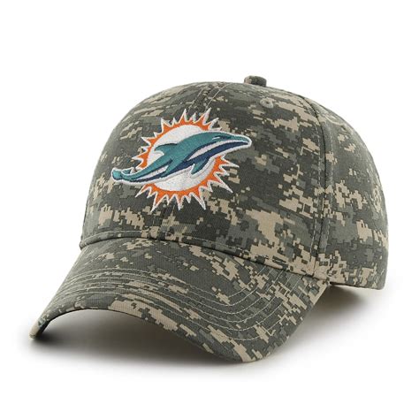 NFL Men's Camo Baseball Hat - Miami Dolphins