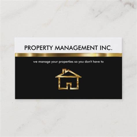 Classy Property Management Business Cards | Zazzle.com