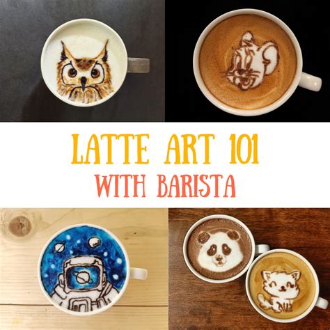 Latte Art : Etching Technique with Barista