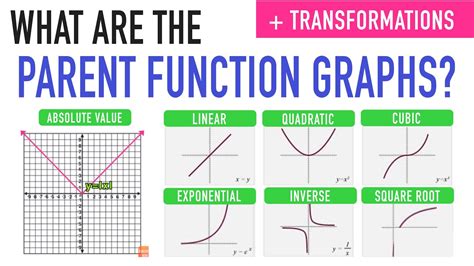 Parent Graphs And Transformations Worksheets