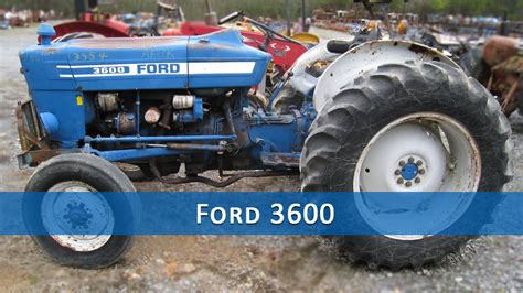 Ford 3600 Tractor Parts - YouTube