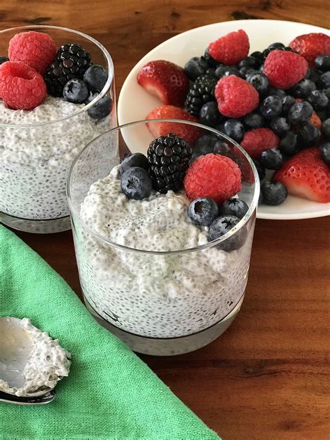 Vanilla Coconut Milk Chia Pudding (Whole30, vegan, keto) - Paleo Gluten ...