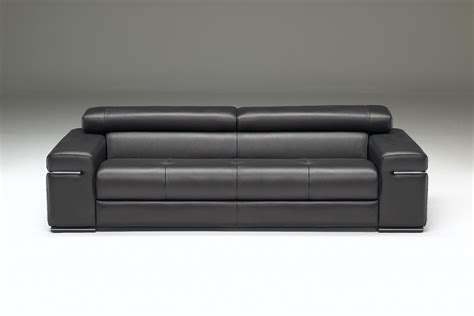 Natuzzi Black Leather Sofa - sofa living room ideas