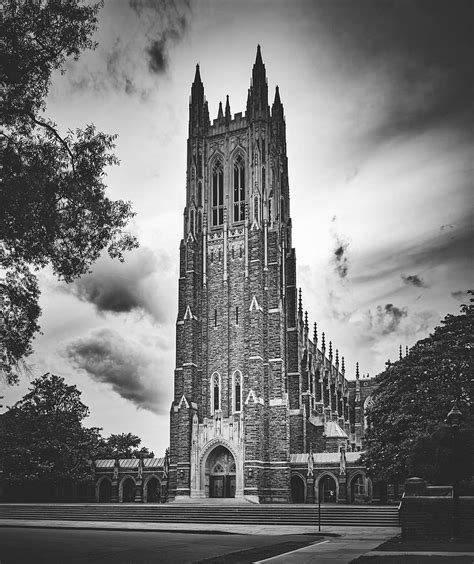 Duke University Chapel At Dusk Photograph by Mountain Dreams | Fine Art America