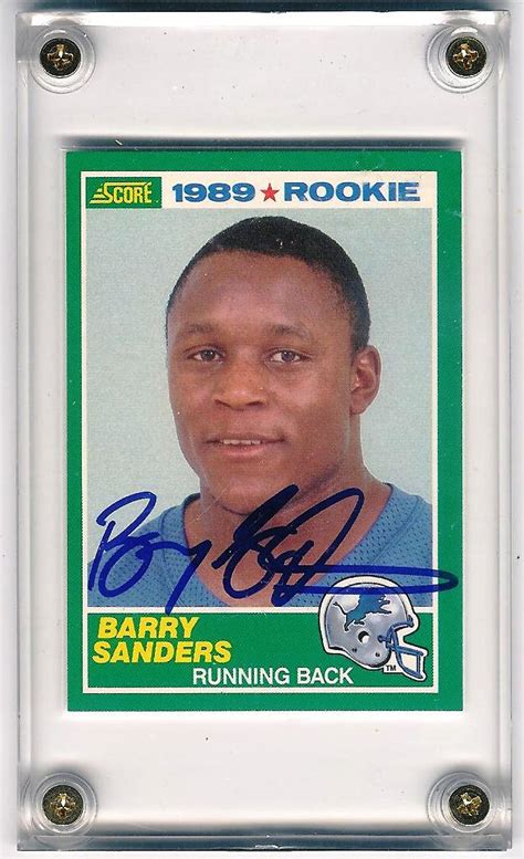 How Much Is Barry Sanders Autograph Worth - HOWMUCHSC