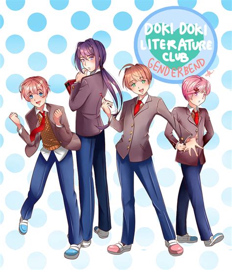 DokiDoki Literature Club Genderbend by Mildemme on DeviantArt