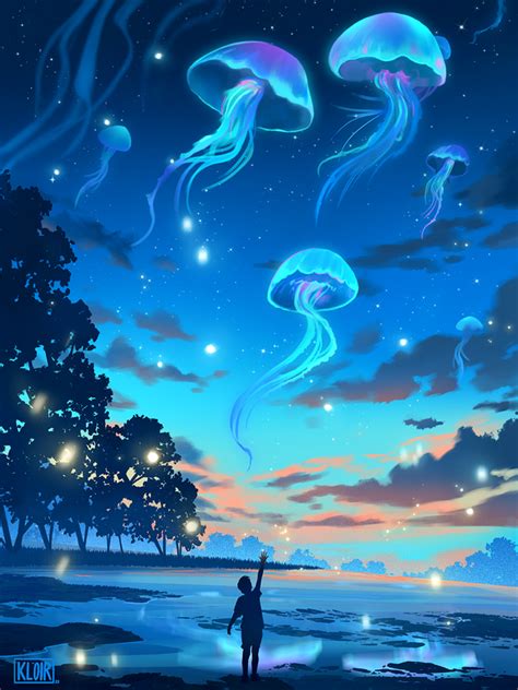 Jellyfish Migration by kloir on DeviantArt