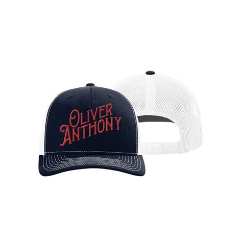 Oliver Anthony Embroidered Trucker Hat – Oliver Anthony Music