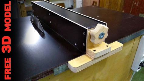 Homemade Table Saw Fence for DIY Tablesaw | Table saw fence, Diy table ...