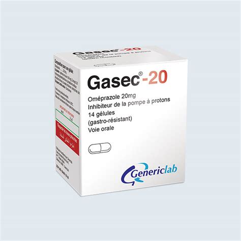 Gasec Oméprazole 10mg traite les ulcères gastriques | Genericlab