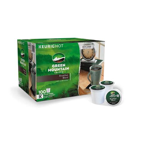 Green Mountain Coffee Breakfast Blend Decaf Keurig Single-Serve K-Cup Pods, Light Roast Coffee ...