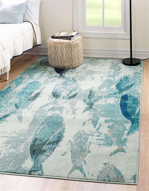 13 Best Area Rugs For a Beach House | Light blue area rug, Light blue ...