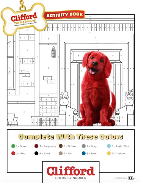 Clifford the Big Red Dog Printables and Activity Sheets - Rockin Mama™