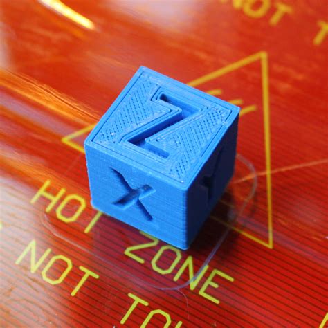 3D printer calibration cube - 20mm | iDig3Dprinting