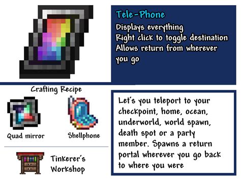 Items - These Magic Mirror concepts I made :) | Terraria Community Forums