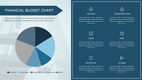 Financial Budget Pie Chart | Pie Chart Template