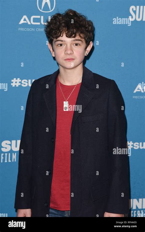 PARK CITY, UT - JANUARY 25: Noah Jupe attends the 'Honey Boy' world premiere at the 2019 ...