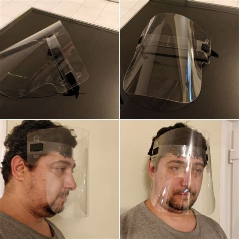 Full Face Visor Shield Clear and Adjustable Made In UK PPE | eBay