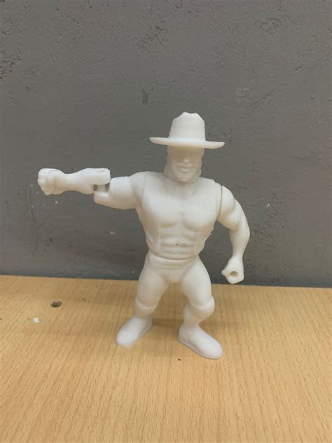 3D printable wwf bart gunn of smoking gunns wwf hasbro series 11 .stl ...