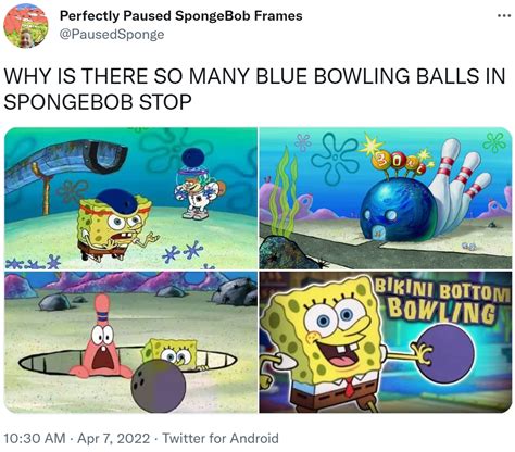 WHY IS THERE SO MANY BLUE BOWLING BALLS IN SPONGEBOB STOP | NSFW Bowling Animations | Know Your Meme