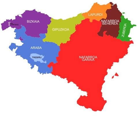 Euskal Herriko Map | Basque country, Basque, Spain history