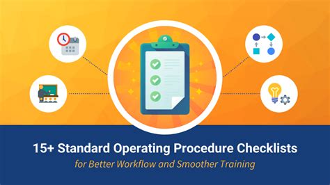 15+ Best Standard Operating Procedure Checklist Templates