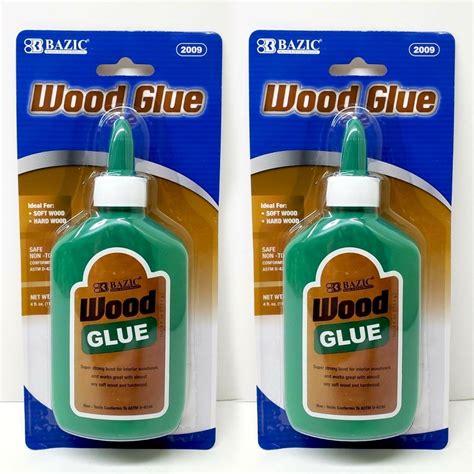 2 Bottle Wood Glue Super Strong Carpenter Repair Adhesive Bond Fast Set ...