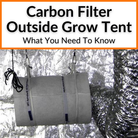 Carbon Filter Outside Grow Tent (What You Need To Know)