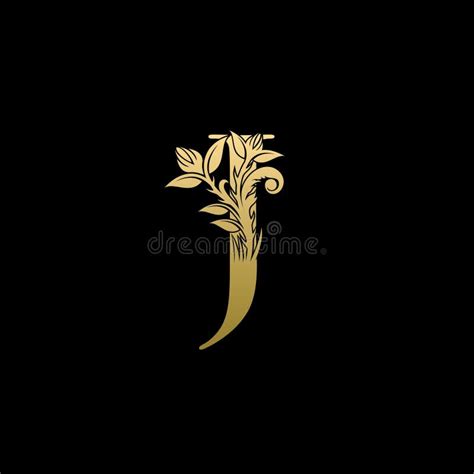 Classy J Letter Gold logo stock illustration. Illustration of logo ...