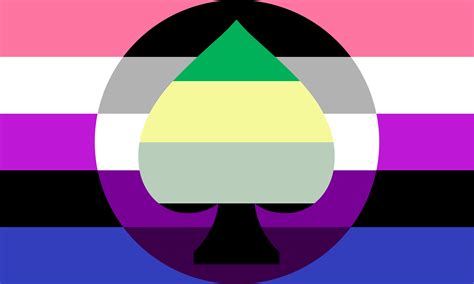 Genderfluid Gray Asexual Aromantic Combo Flag by Pride-Flags on DeviantArt