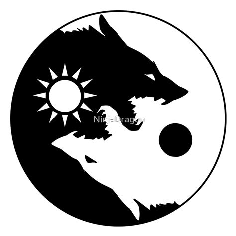 "Skoll and Hati" by NinjaDragon | Redbubble