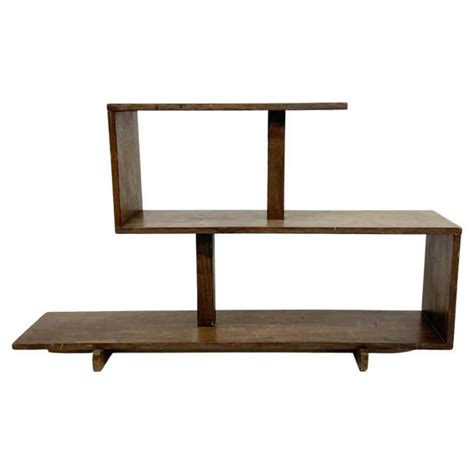 Mid-Century Modern Low Bookshelf, Vintage Walnut Bookshelf at 1stDibs