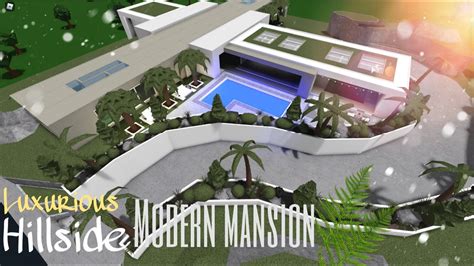 Roblox Bloxburg Luxurious Hillside Modern Mansion 33 Youtube | Images and Photos finder