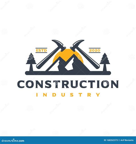 Home building logo design stock vector. Illustration of industry ...