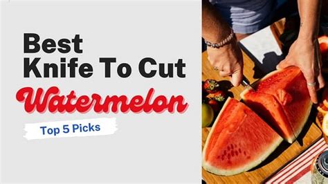 Best Knife To Cut Watermelon - Top 5 Picks