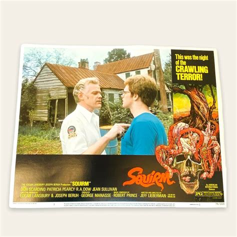 Original Lobby Card "Squirm" 1976 Horror Vintage Movie Poster Card # 7 – Piddle Crick Hill ...