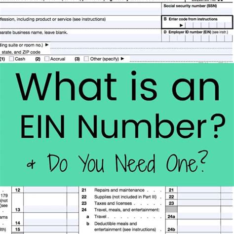 What is an EIN Number? Do You Need One? - Cutting for Business