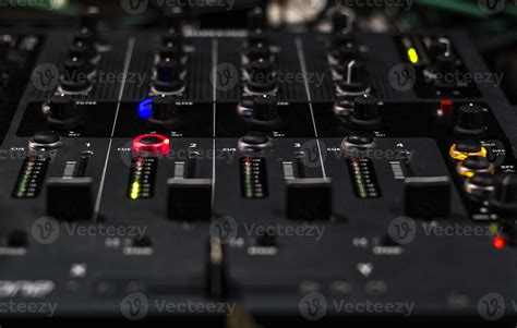 Mixing board close-up 2777878 Stock Photo at Vecteezy