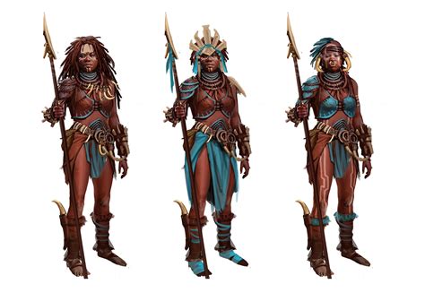 ArtStation - Female warrior concept