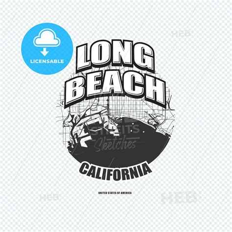 Long Beach, California, Logo Artwork - HEBSTREITS