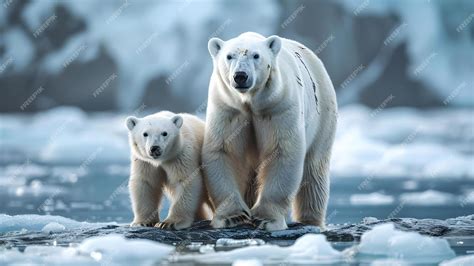 La familia de osos polares salvada del derretimiento del hielo por la ...