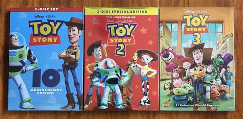 Toy Story Trilogy DVD Complete Set 1 2 3 - DVD, HD DVD & Blu-ray