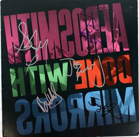 Lot Detail - Aerosmith Group Signed Album: "Done With Mirrors" (JSA)